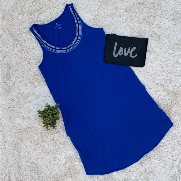 Lands' End Other - 🎉HP🎉 Lands’ End Swim Coverup Dress 💗 Royal Blue